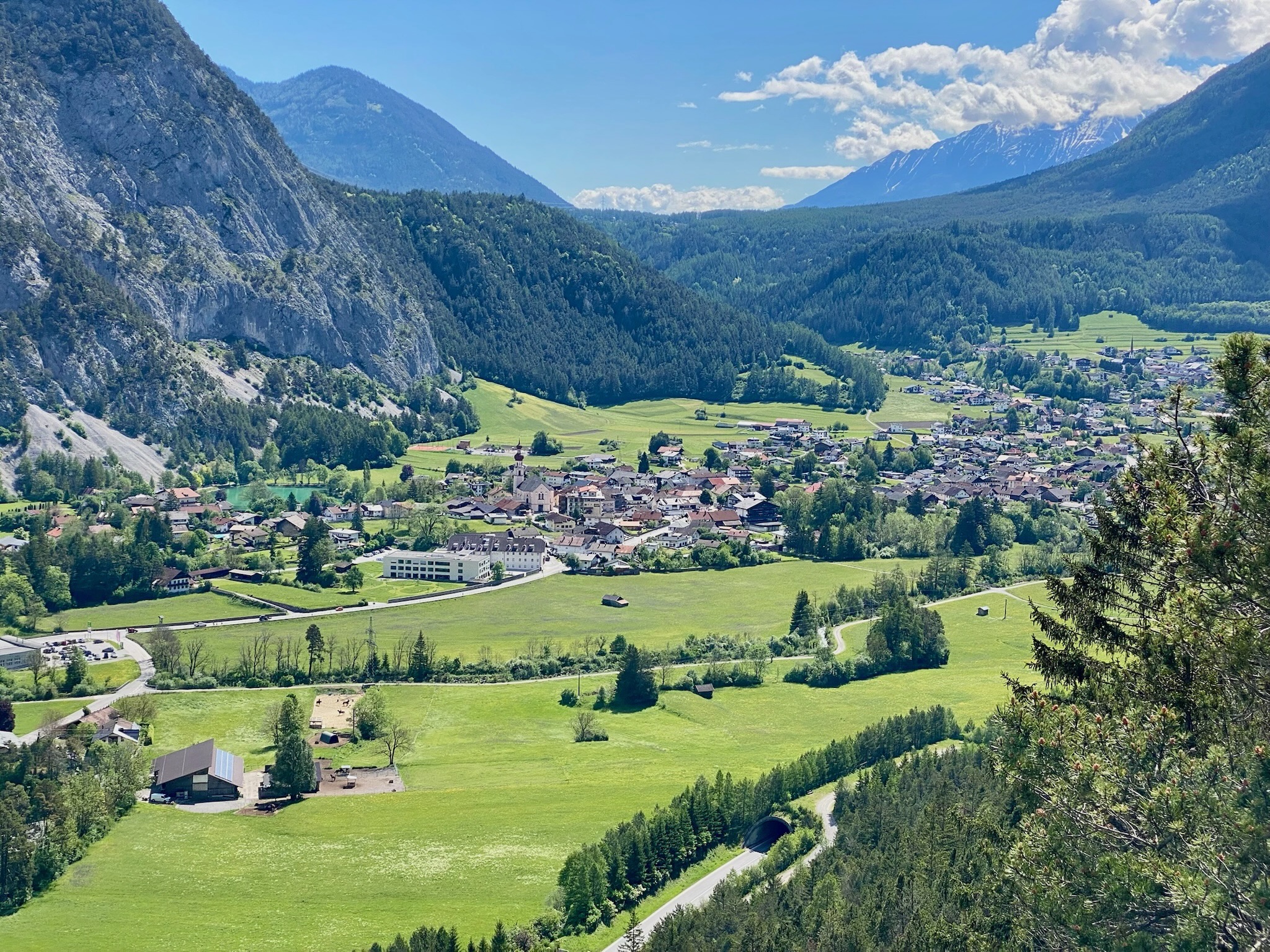 Nassereith von oben